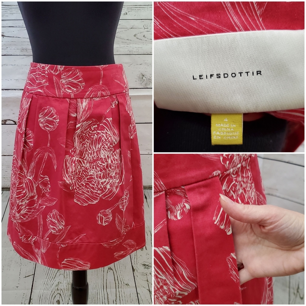 Anthro Leifsdottier skirt w/pockets